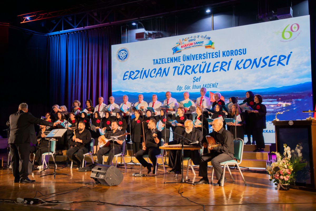 Tazelenme Üniversitesi Korosu’ndan Erzincan Türkülerine Anlamlı Yolculuk