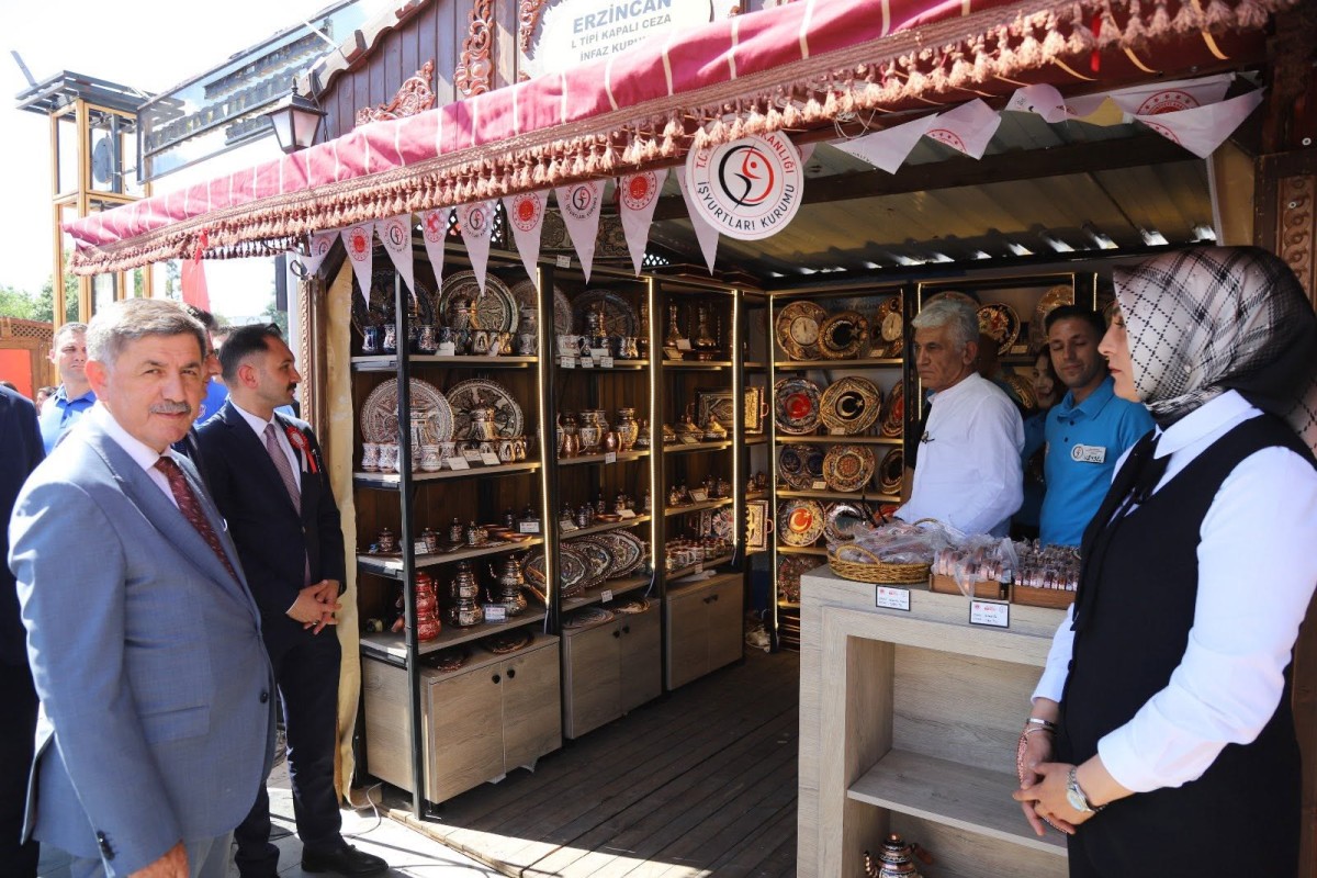 Erzincan’da İşyurtları Fuarı Kapılarını Açtı