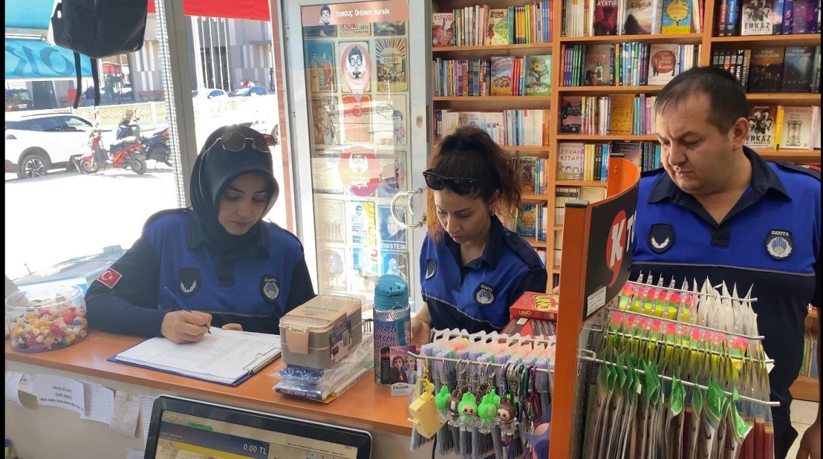 Erzincan’da Okul Öncesi Kırtasiye Ürünlerine Zabıta Denetimi