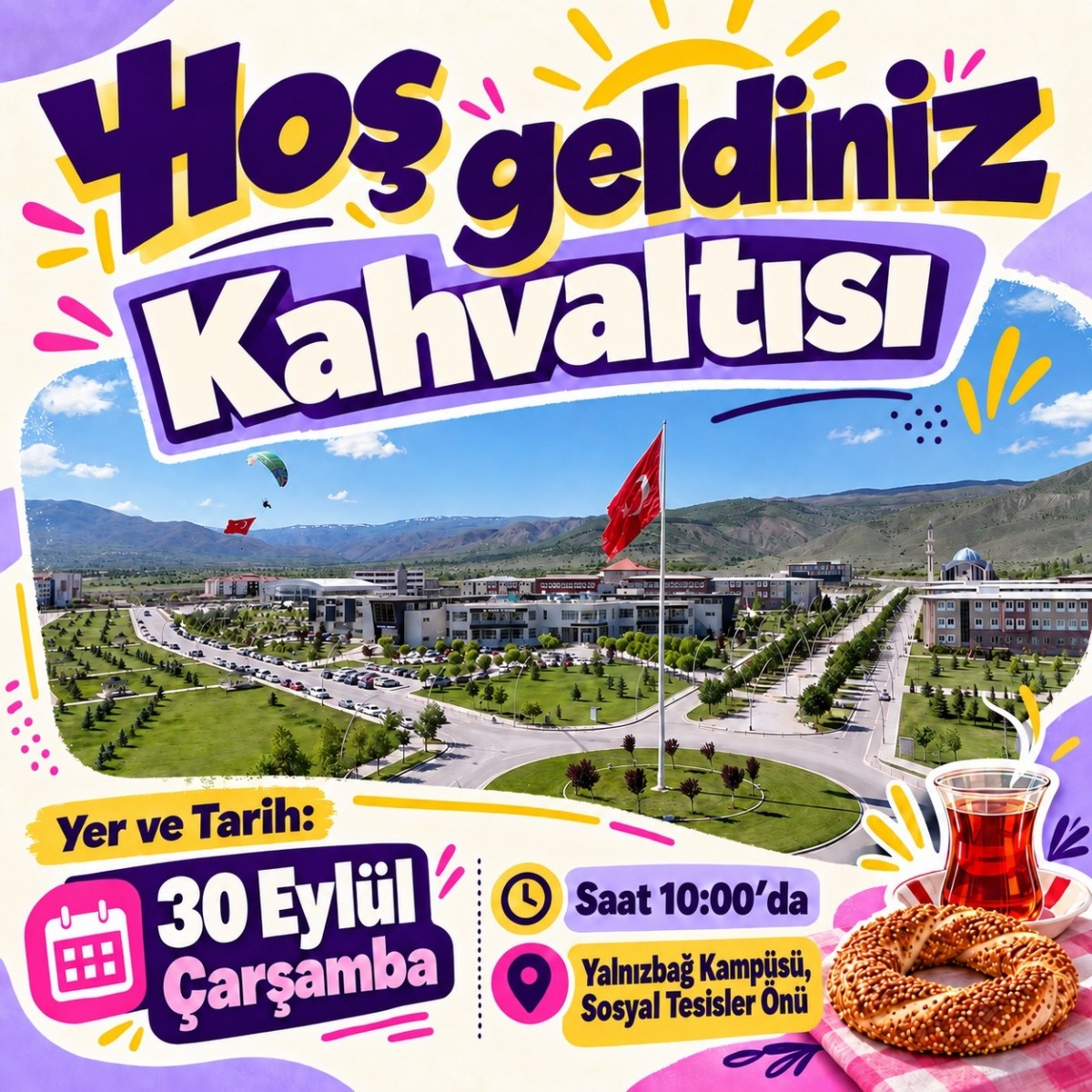 Erzincan’da Üniversite Öğrencilerine 5 Bin Kişilik “Hoş Geldiniz” Kahvaltısı