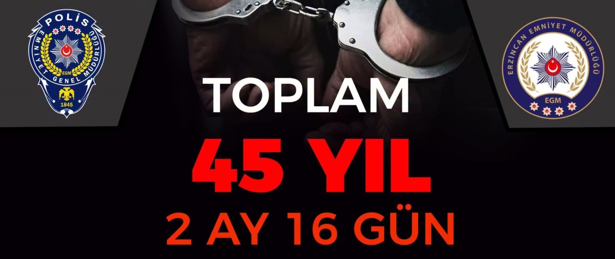 Erzincan’da Aranan 35 Şahıs Yakalandı