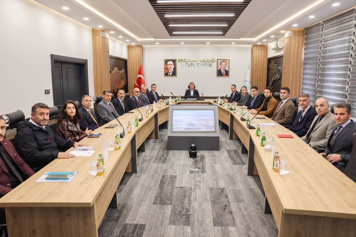 Erzincan’da 2026 Yılı Hizmet ve Yatırım Çalışmaları Masaya Yatırıldı
