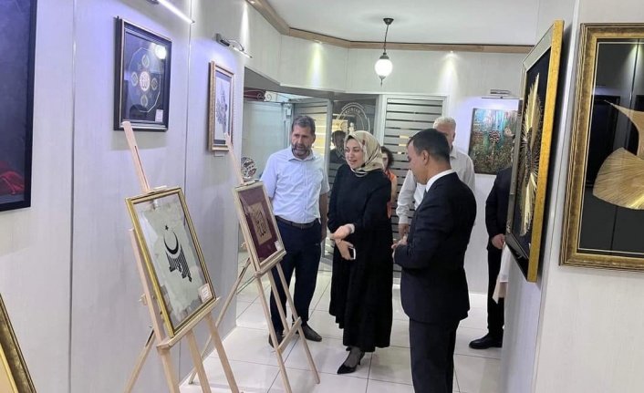 Üretilen Eserler Sergilendi