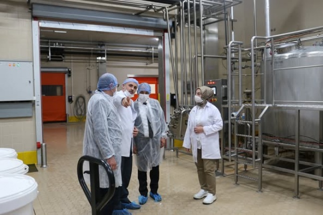 Erzincan Süt Fabrikası günde 45 bin litre süt işliyor