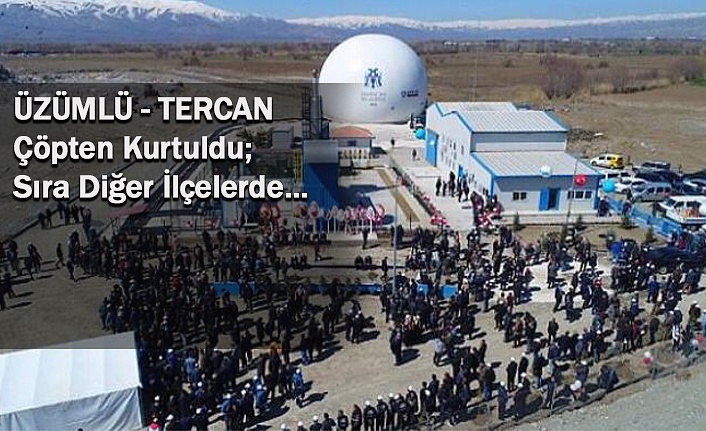 Erzincan’ın ilçelerinde vahşi çöp depolama sorunu bitiyor