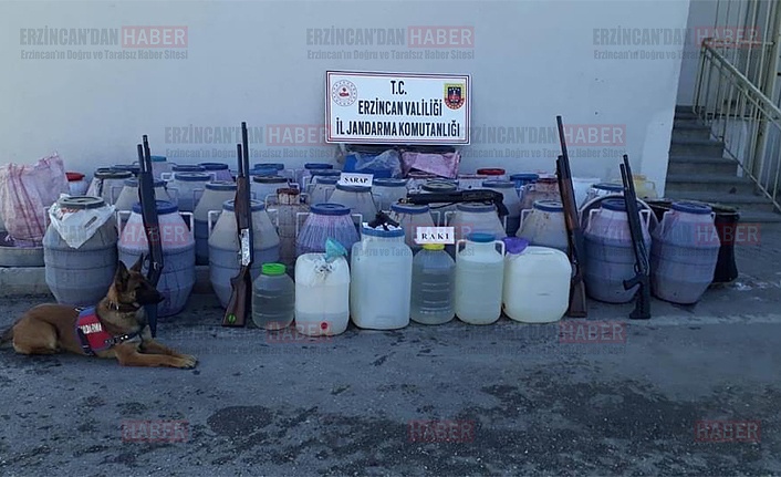 2 Bin 102 litre sahte ve kaçak alkol ele geçirildi