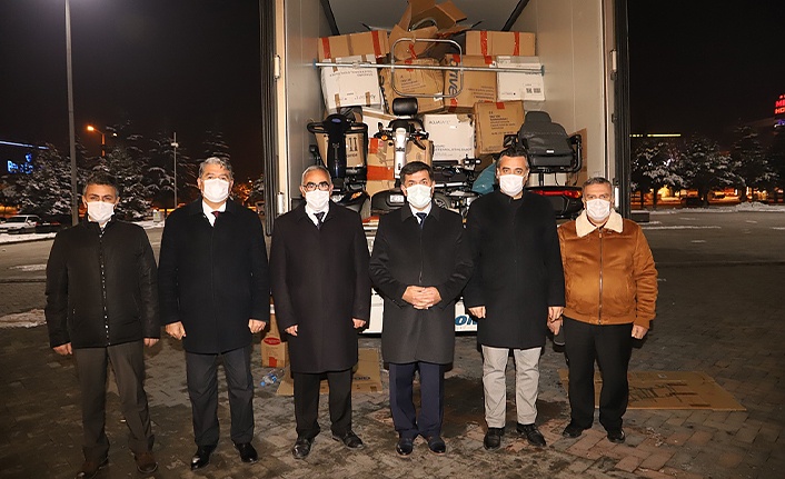 Erzincan Belediyesine Medikal Malzeme Desteği