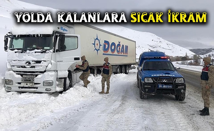 Erzincan’da sürücülere çorba