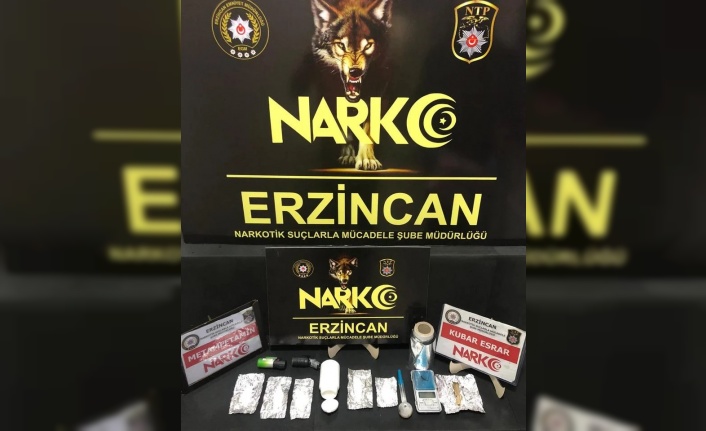 Erzincan'da uyuşturucu  operasyonu