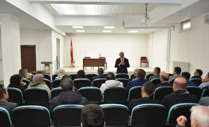 Temel Eğitim Kurumları Okul Müdürleri Toplantısı Yapıldı