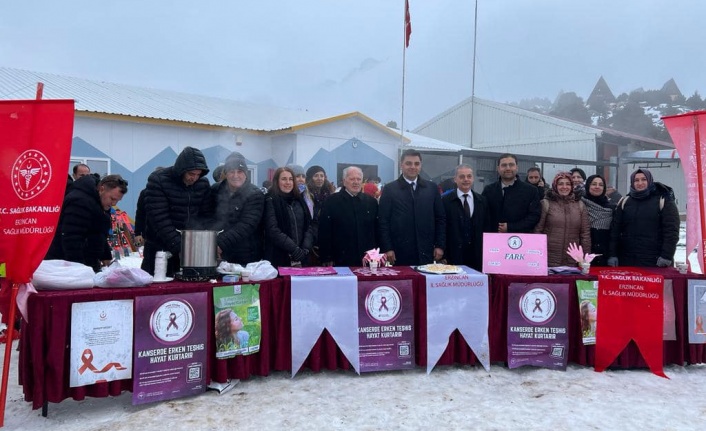 Alp Disiplini Eleme Yarışmasında Kansere Dikkat Çekildi