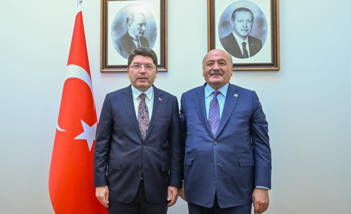 AK PARTİ ERZİNCAN MİLLETVEKİLİ SÜLEYMAN KARAMAN’DAN, ADALET BAKANI YILMAZ TUNÇ'A ZİYARET