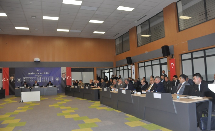 Erzincan’da 2025 yılının ilk  İl Koordinasyon Kurulu Toplantısı Yapıldı