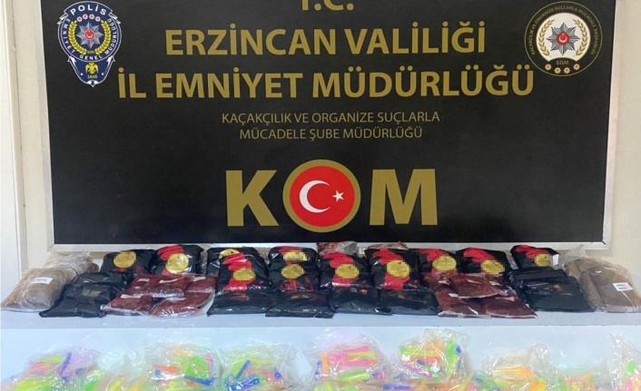 Erzincan'da Kaçak Tütün Operasyonu