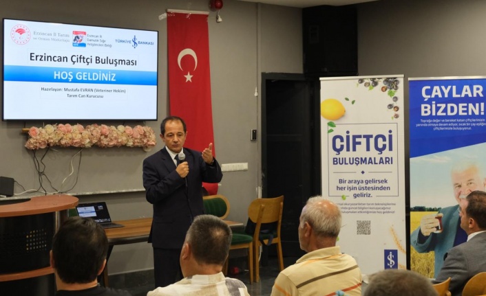 Erzincanlı yetiştiricilere eğitim verildi