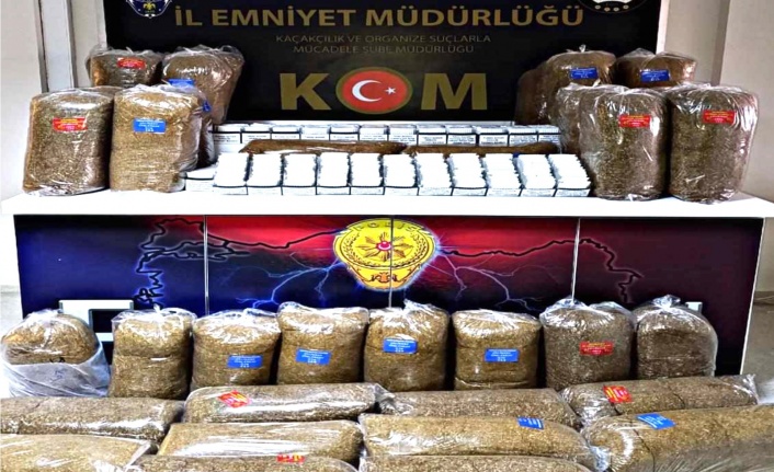 Yolcu Otobüsünde Kaçak Tütün Operasyonu