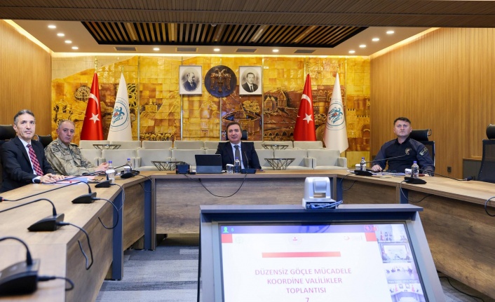 Erzincan'da Düzensiz Göçle Mücadele Koordinasyon Toplantısı Yapıldı