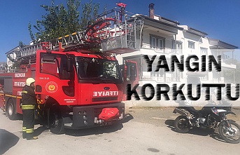 Dairede Çıkan Yangın Korkuttu