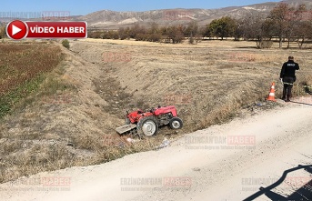 Devrilen traktörün altında kalan sürücü öldü