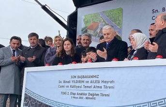 Refahiye Cami ve Külliyesi'nin Temel Atma ile TOKİ 2. Etap Anahtar Dağıtım Töreni, Düzenlendi