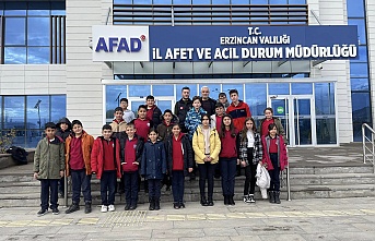 Öğrencilerden "Erzincan Afet Merkezi"ne Ziyaret