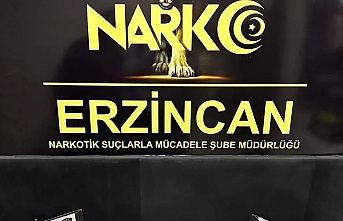 Erzincan’da uyuşturucu operasyonu