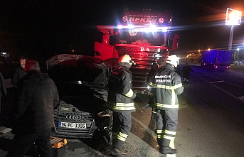 Erzincan’da trafik kazası: 1 yaralı