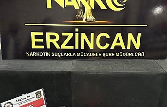 Erzincan’da 169,86 gram skunk maddesi ve hassas terazi ele geçirildi