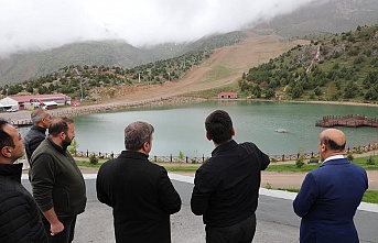 Ergan Dağı Kayak Merkezindeki Çalışmalar İncelendi