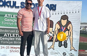Erzincanlı sporcudan büyük başarı, 2 branşta Türkiye Şampiyonu