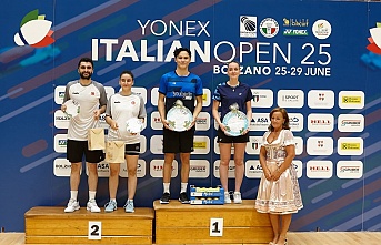 Erzincan Badminton takımı İtalya'dan madalya ile döndü