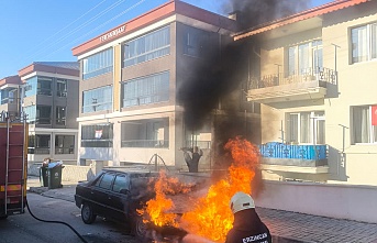 İtfaiye Hızla Müdahale Ederek Alevleri Kontrol Altına Aldı