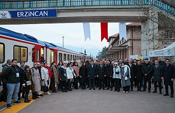 Turistik Doğu Ekspresi Erzincan'da Coşkuyla Karşılandı