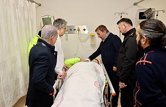 Vali Aydoğdu’dan Yaralı Polis Memurlarına Hastanede Moral Ziyareti