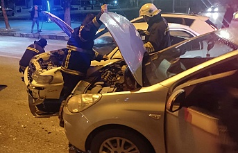 Cumhuriyet Mahallesi’nde Trafik Kazası