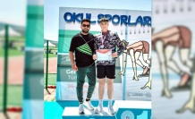 Erzincanlı sporcu gülle atmada türkiye ikincisi oldu