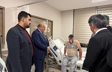 Milletvekili Karaman’dan Gazeteci İsmail Seven’e Hastanede Ziyaret