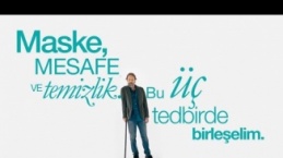 Maske, mesafe ve temizlik. Bu üç tedbirde birleşelim.