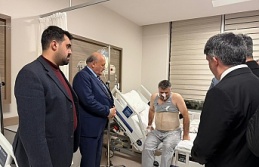 Milletvekili Karaman’dan Gazeteci İsmail Seven’e Hastanede Ziyaret