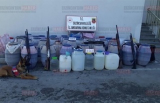 2 Bin 102 litre sahte ve kaçak alkol ele geçirildi