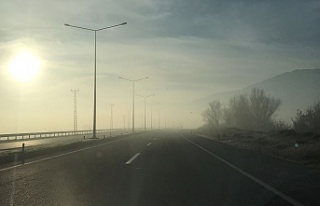 Erzincan’da yoğun sis etkili oldu