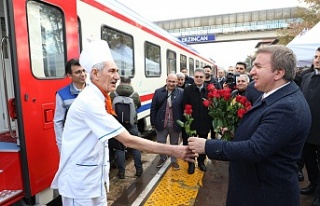 Turistik Doğu Ekspresi, Erzincan'da Mola Verdi