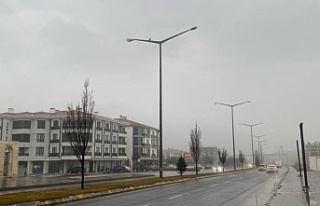 Erzincan güne sis ve yağışla uyandı