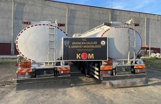 Erzincan’da 28900 Kg karışımlı petrol türevi...