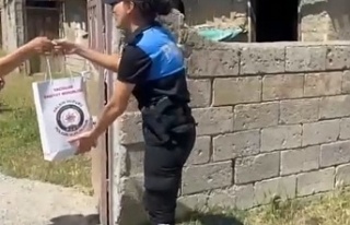 İhtiyaç sahibi ailelere kurban eti dağıtıldı