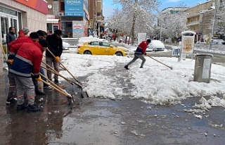 Erzincan Belediyesi Karla Mücadele Çalışmalarını...