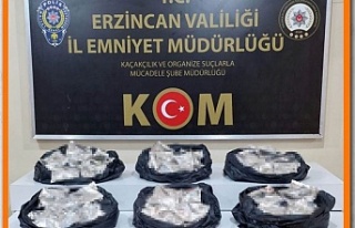 Erzincan'da "Bandrolsüz Nargile Tütünü"...