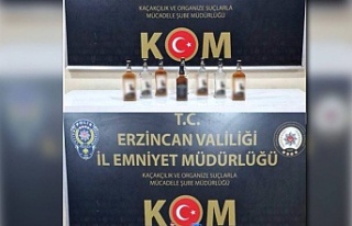 Erzincan'da bir miktar kaçak ve el yapımı...