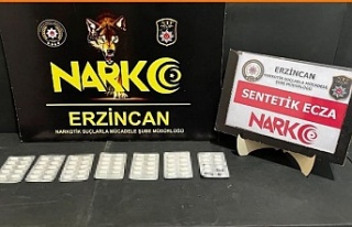 Erzincan’da uyarıcı madde operasyonu