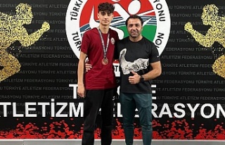 Erzincanlı atlet Türkiye 3.’lüğü elde etti